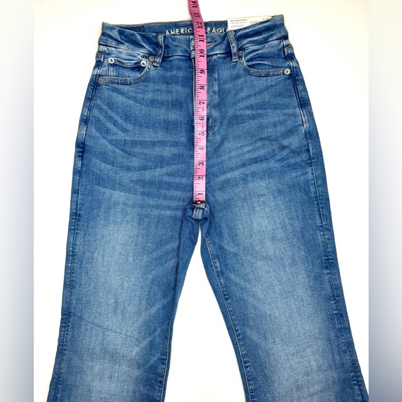American Eagle Women’s Curvy Super Hi-Rise Flare Jeans Size- 25 ( New with Tags - Picture 7 of 11